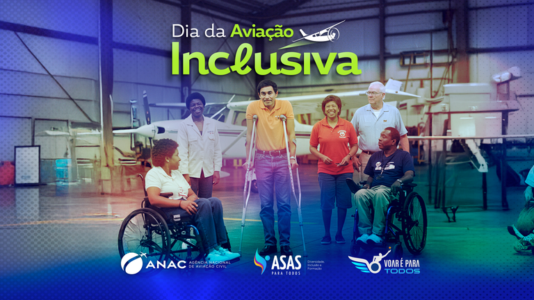 Dia da Aviação Inclusiva reunirá até 60 participantes em evento sobre acessibilidade e formação de pilotos com deficiência