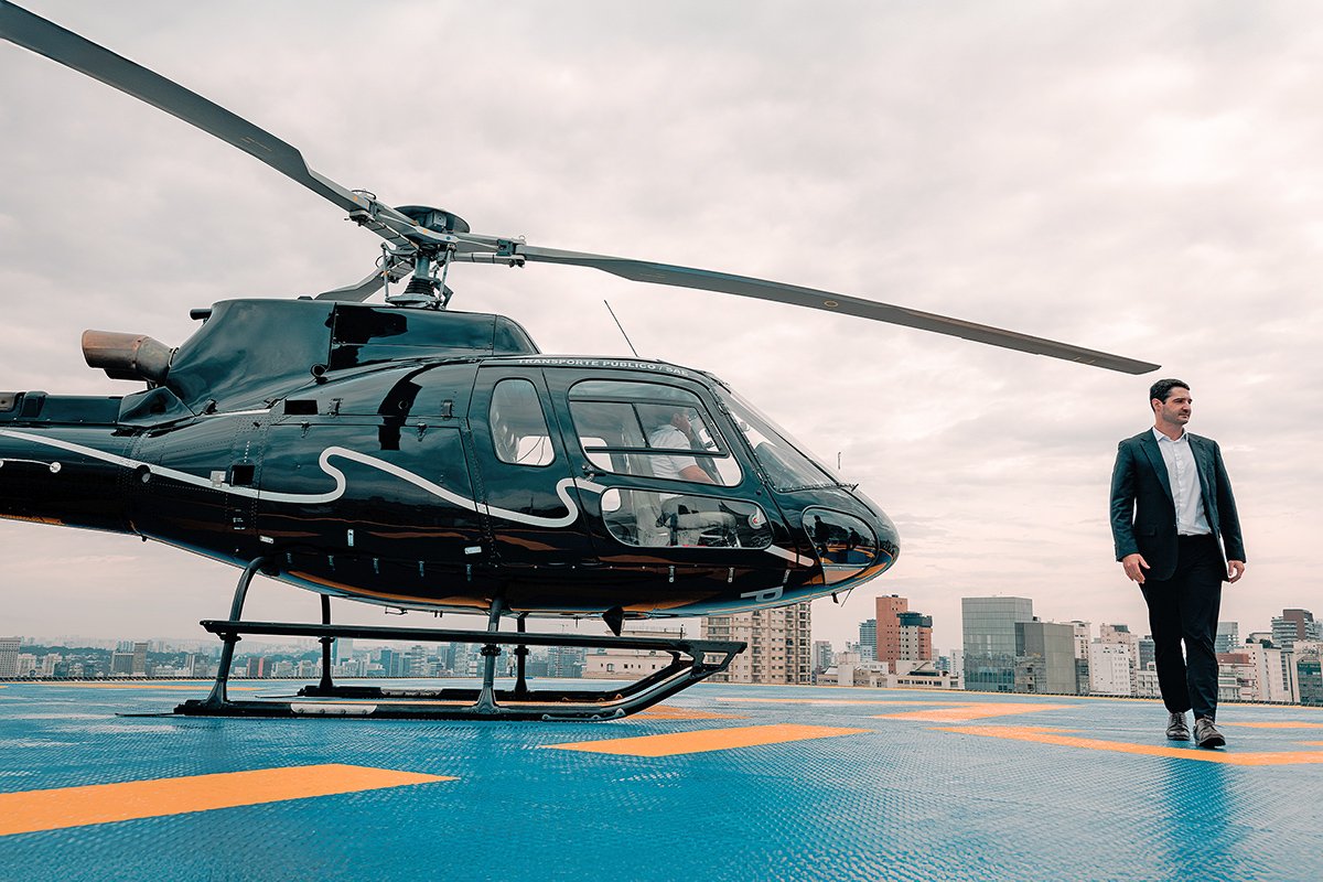 Táxi aéreo em São Paulo: helicópteros, helipontos e a revolução da mobilidade aérea executiva