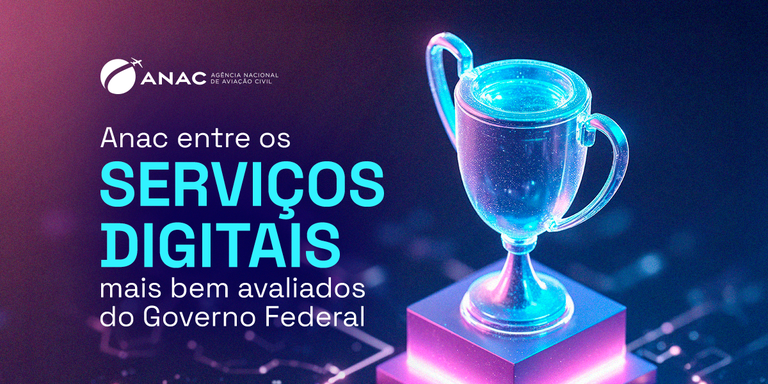 Serviços digitais da Anac se destacam em avaliação do Governo Federal